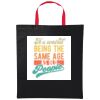 Varsity cotton shopper short handle Thumbnail